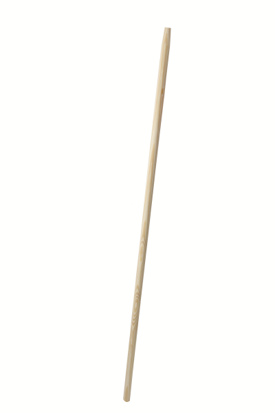 Den Holzbesenstiel ist komplett zu sehen